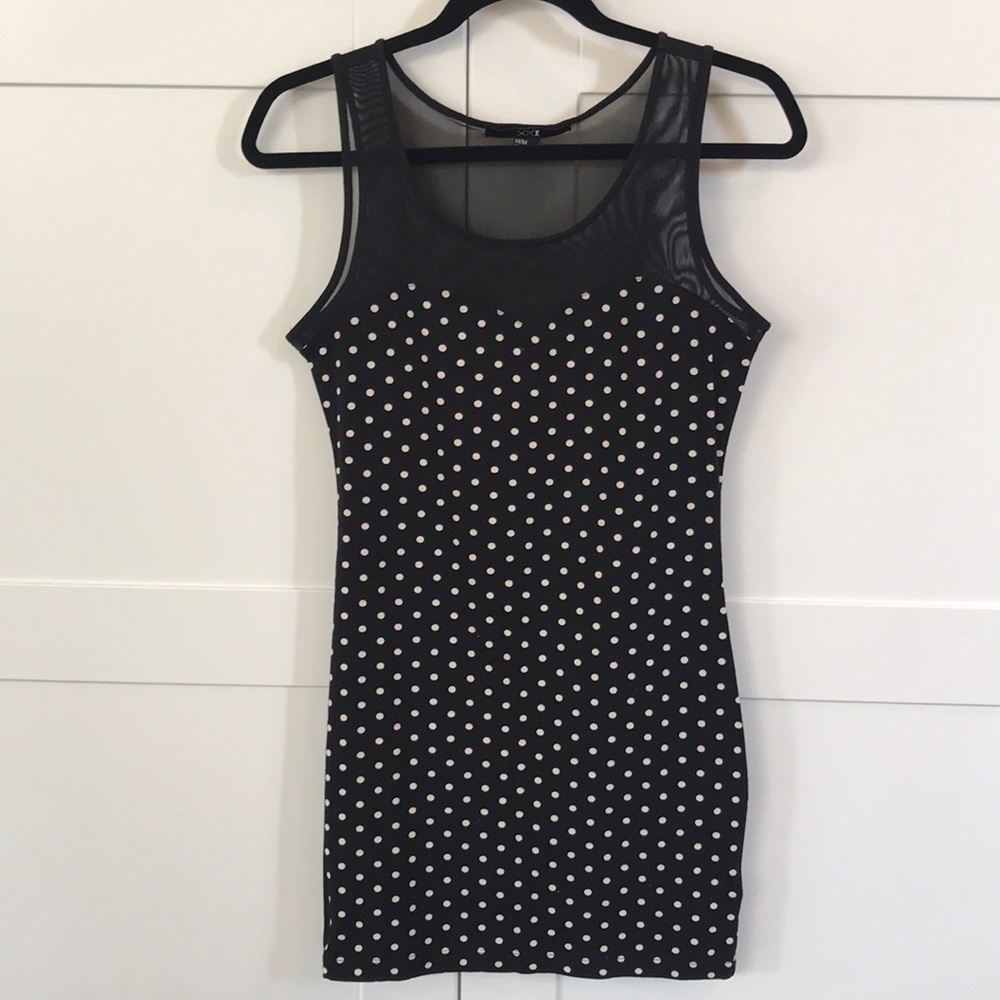 NWOT F21 Polka dot mini dress